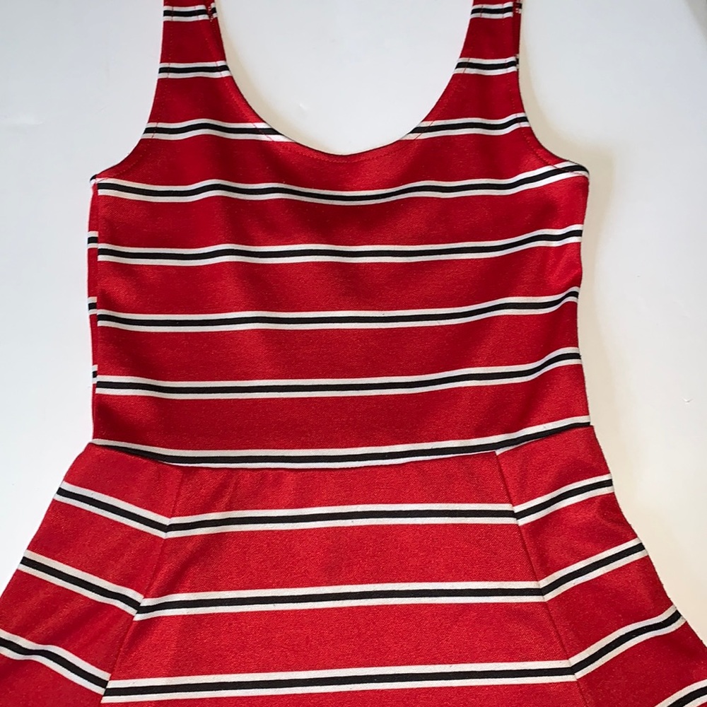 Striped Skater Dress
